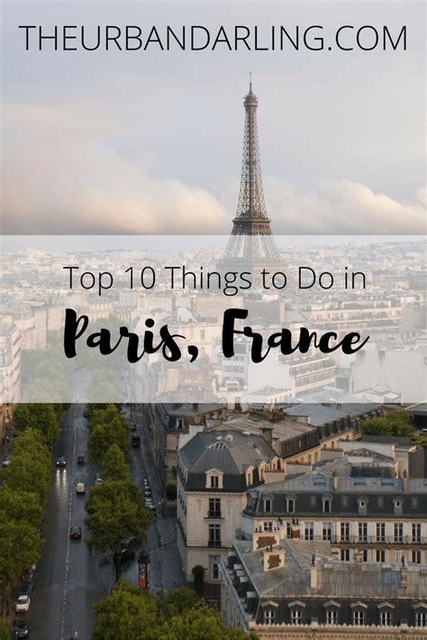 Top 10 Things To Do In Paris France