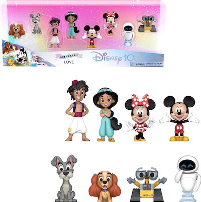 Disney100 Celebration Collection 8 Piece Figure Packs From Just Play