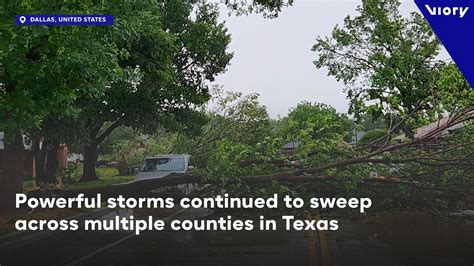 It S Crazy Dallas Left In Ruins As Severe Storms Wreak Havoc In