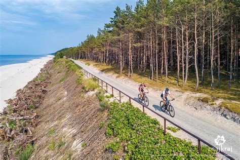 Szlak rowerowy R10 na Mierzei Wiślanej Pomorskie Trasy Rowerowe