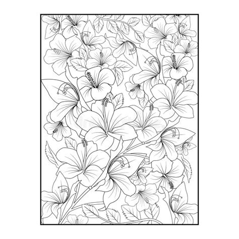 Hibiscus Fleur Art Hibiscus Flowe Pages De Coloriage Pour Adultes