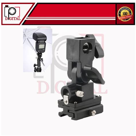 Jual Bracket Holder Umbrella Tipe B Type Flash Hot Shoe Light Stand
