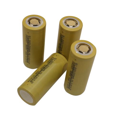 Long Cycle Life 26650 Lithium Cylindrical Battery Cells 3 6V 5000mAh