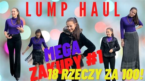 SHL 26 Haul Lumpeksowy Mega zakupy za 100 zł część 1 kurtka za