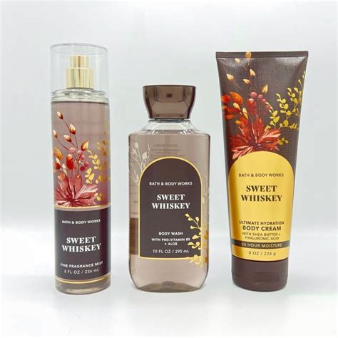 Introducing The Bath And Body Works Sweet Whisky 3 Piece Collection