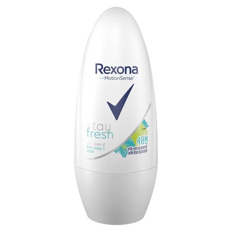 Rexona Deodorant Roller Stay Fresh Blue Poppy Apple Ml Plein Nl