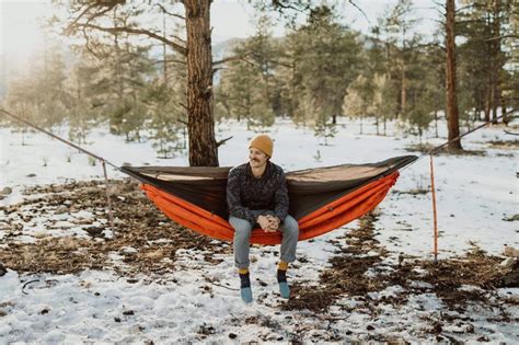 How To Hammock Camp In Colder Weather In Cold Weather Camping