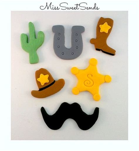 Cowboy Cupcake Toppers Cowboy Birthday Party Cowboy Birthday Cowboy