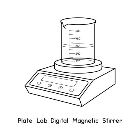 Sch Ma D Agitateur Magn Tique Num Rique De Laboratoire De Plaque Pour