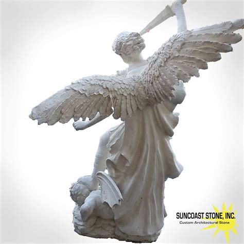 ST8 Archangel Michael Statue - Suncoast Stone