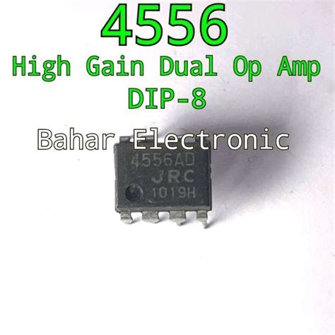 Jual IC 4556 NJM4556AD DIP 8 Original JRC Di Seller Bahar Electronic