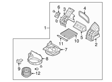 2010 2013 Kia Blower Assembly 97207 1M303 TascaParts