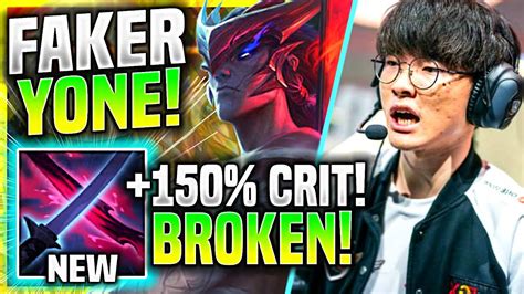 Faker New Yone Buffs Are Not Balanced T Faker Plays Yone Mid Vs