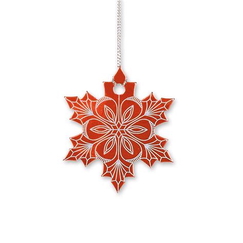 Aluminum Ornament 25 In Dia Snowflake Cnij