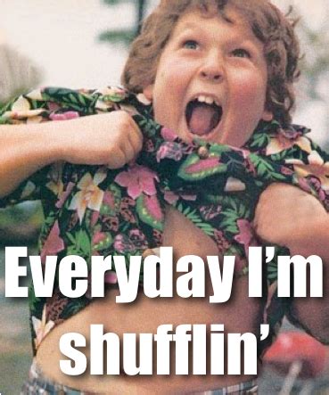 Jeff Cohen Chunk Truffle Shuffle 'The Goonies' Not Scripted