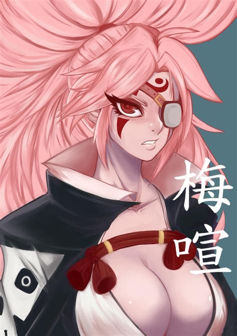 Fan art painting of Baiken by Georgemooey (Me) First painting in a LONG time. : Guiltygear