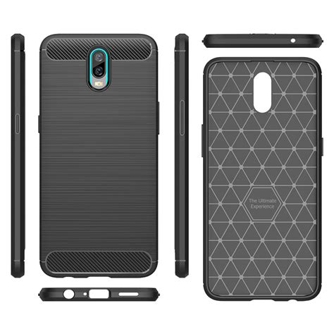 Flexi Slim Carbon Fibre Case For Oppo R17 Black