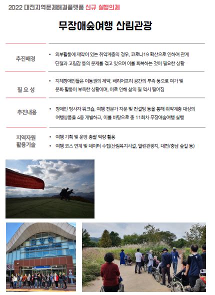 진행사항 대전지역문제해결플랫폼