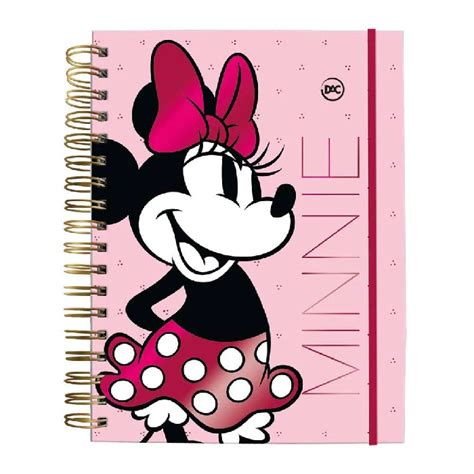 Caderno Universitário 10 Matérias Minnie Mouse 80 Folhas Dac 3819