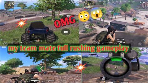 Pubg Mobile Game Play My Team Met Full Rushing Gameplay Video