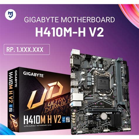 Jual Gigabyte Motherboard H410m H V2 Shopee Indonesia