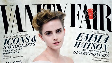 Emma Watson Poses Topless For Vanity Fair Glamour Uk