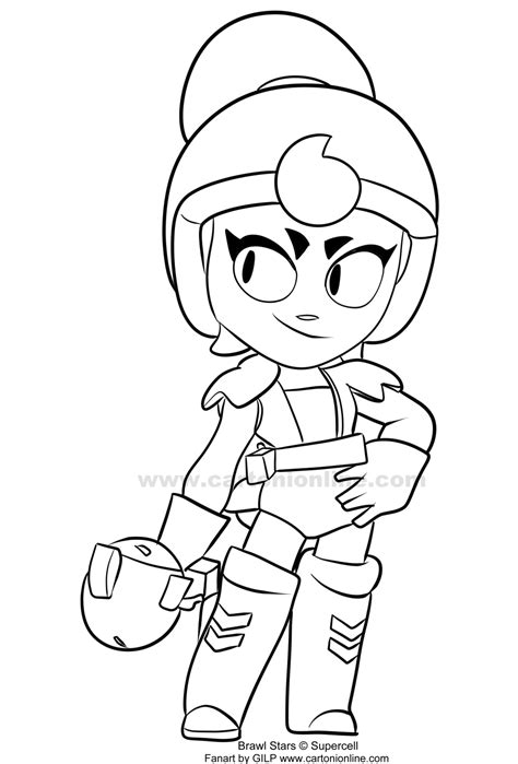 Desenho De Janet De Brawl Stars Para Colorear Porn Sex Picture