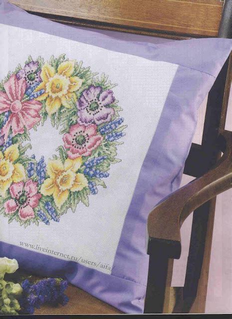 Needlework Pillows Embroidery ПОДУШКИ ВЫШИВКА