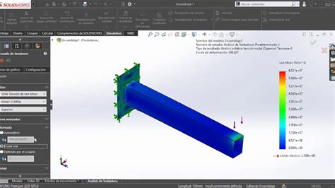 Análisis de Soldaduras con Solidworks YouTube