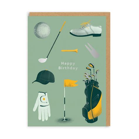 Personalised Happy Birthday Golf Card | Ohh Deer