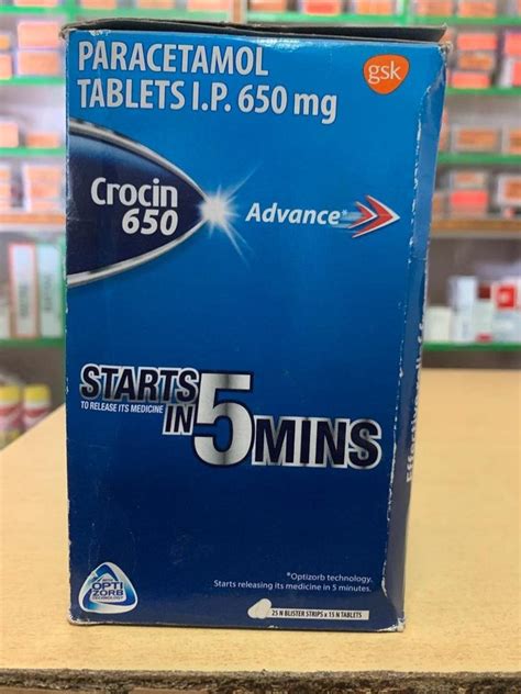 Crocin Tablet 650 Mg Advance At Best Price In Raipur By Vijay Medical