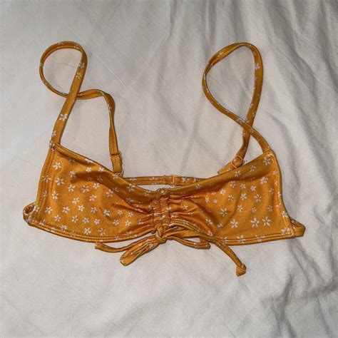 LA Hearts By PacSun Women S Orange And White Bikini And Tankini Tops Depop