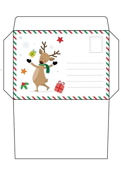 10 Envelopes Para Cartinhas De Natal Para Baixar E Imprimir Online Cursos Gratuitos