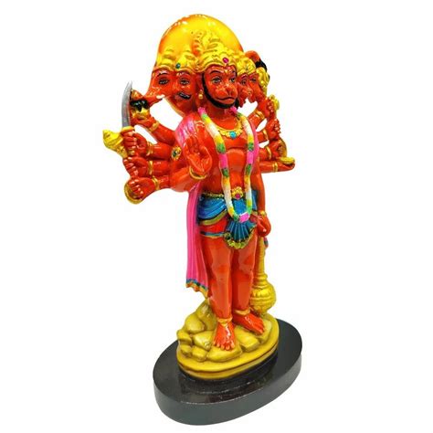 Fiber Panchmukhi Hanuman For Temple Size 25 CM At Rs 4280 In Mumbai