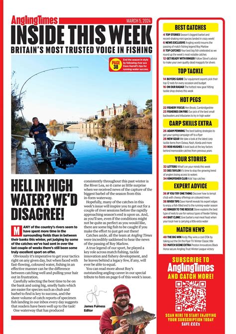 Angling Times Magazine 5 Mar 2024 Back Issue