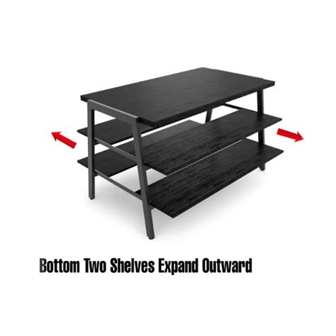 | Aspect 3-Tier Display Table - Matte Black | Store Displays®