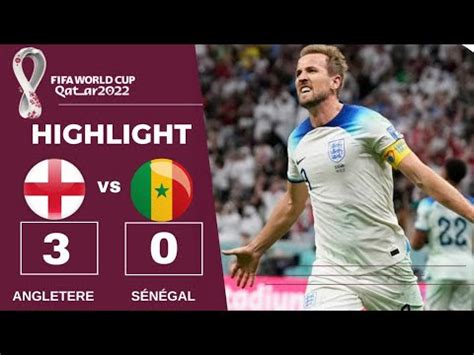 Angletere vs Sénégal 3 0 Match Highlights les Three Lions rejoignent