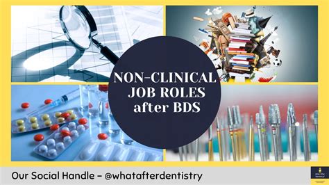 What After Bds Series Part 4 Non Clinical Jobs After Bds Start Earning Right After Bds