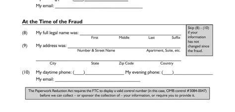 FTC Identity Theft Affidavit ≡ Fill Out Printable PDF, 41% OFF