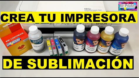 Crea Tu Impresora De Sublimacion Convertir Impresora Normal En