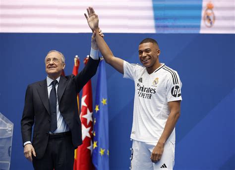 Madrid's new signing Mbappe's arrival sends Bernabeu into frenzy