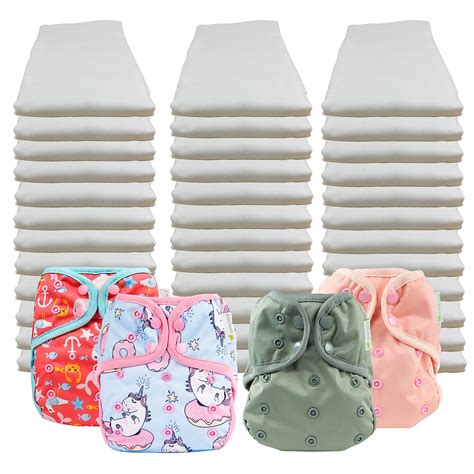 Osocozy Economy Prefold Cloth Diaper Package 3 Dozen