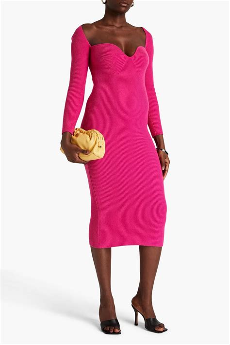 Arch Coco Ribbed Cashmere Midi Dress The Outnet