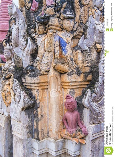 Pagoda Myanmar De Kakku Foto De Archivo Editorial Imagen De Budista