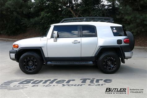 Toyota Fj Cruiser With In Black Rhino Cinco Wheels And Falken