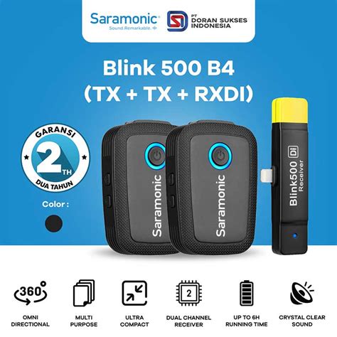 Jual Saramonic Blink 500 B4 Microphone Wireless Doran Gadget