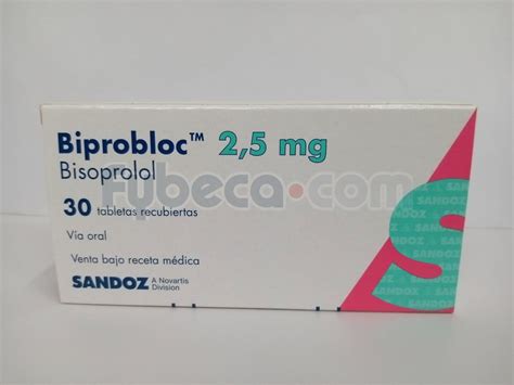 Biprobloc Tabs Rec 2 5Mg C 30 Suelta Fybeca