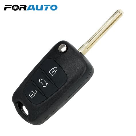 Forauto Folding Car Key Shell For Hyundai I I Ix Buttons Flip