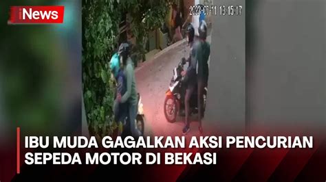 The Power Of Emak Emak Berhasil Gagalkan Aksi 4 Orang Curi Motor Di