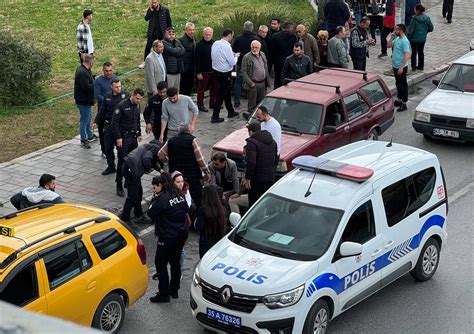 İzmir Çiğli de Silahlı Kavga 2 Yaralı Son Dakika